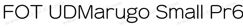 FOT UDMarugo Small Pr6N字体转换